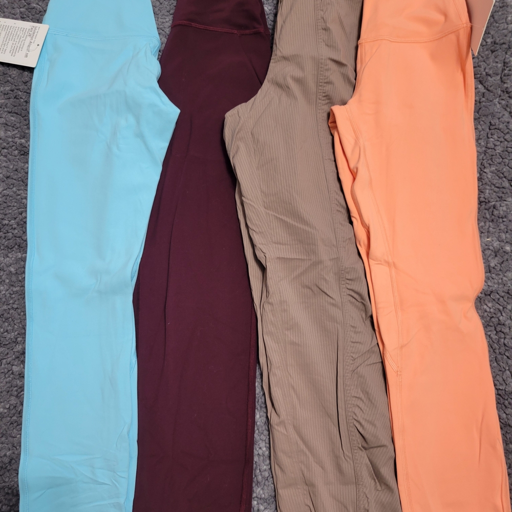 Lululemon Leggings Bundle Sz 2 To 4